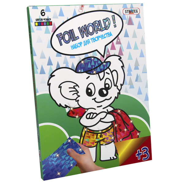 

Картинка из фольги Strateg Foil World Мишка (700-11)