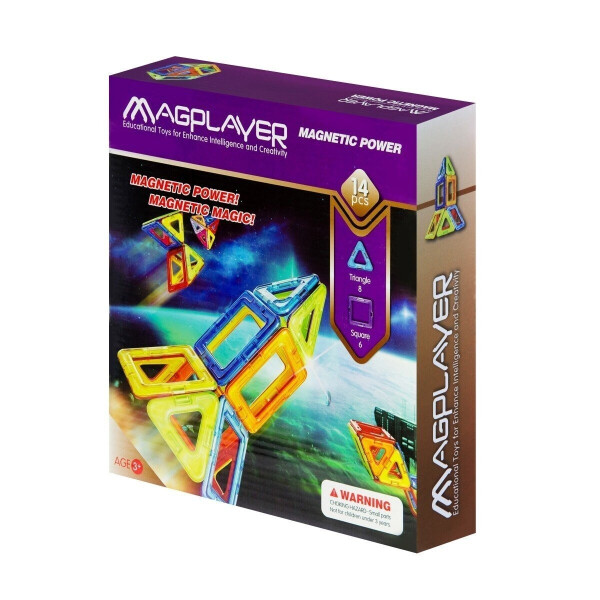 

Магнитный конструктор Magplayer 14 элементов (MPB-14)