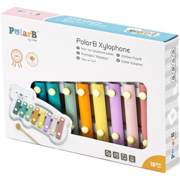 

Игрушка музыкальная Viga Toys PolarB Ксилофон мишка (44026)