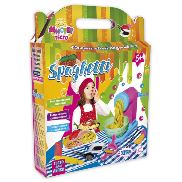 

Набор для творчества Strateg Мистер тесто Spaghetti (71303)