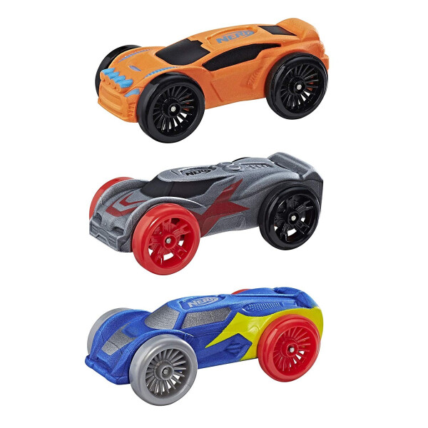 

Набор из трех машинок Nerf Nitro, цветная версия 3 (C0777)
