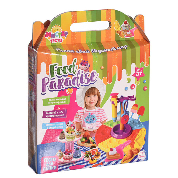 

Набор для творчества Strateg Мистер тесто Food paradise (71304)