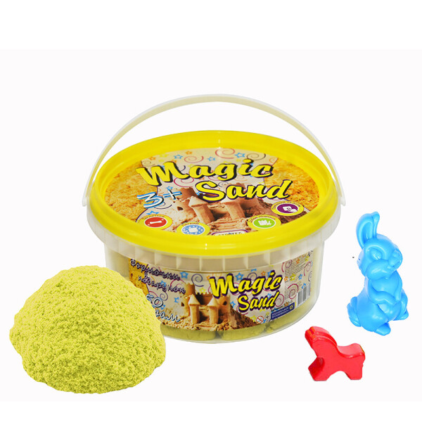 

Набор для творчества Strateg Magic sand желтого цвета (370-6)