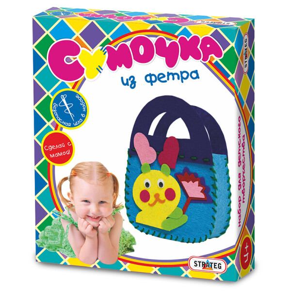 

Сумочка из фетра Strateg Мишка (123)