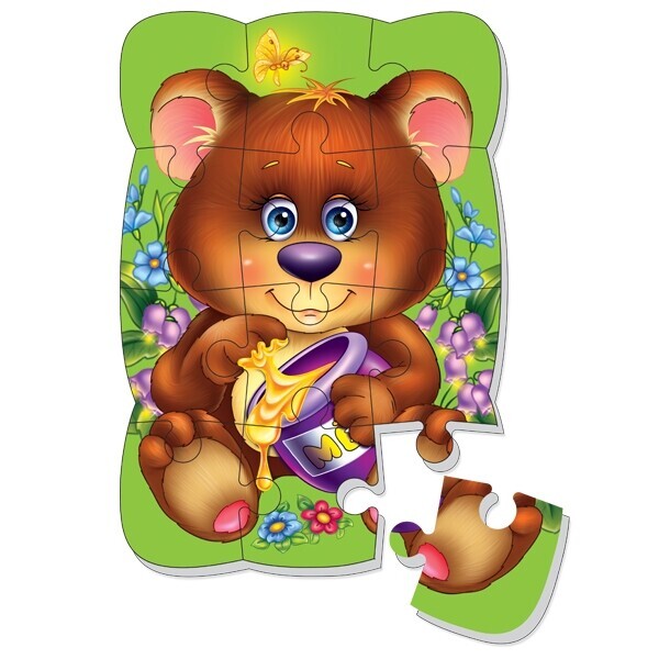 

Пазл на магните Vladi Toys Мишка 12 элементов (VT3205-35)