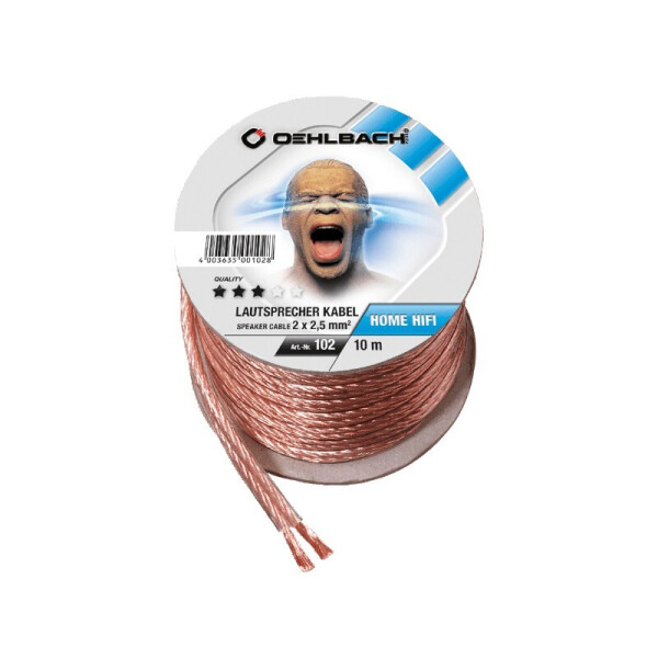

Акустический кабель 2х2,5 мм² Oehlbach Speaker Wire SP-25/1000 10 м