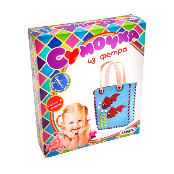 

Сумочка из фетра Strateg Рыбки (113)