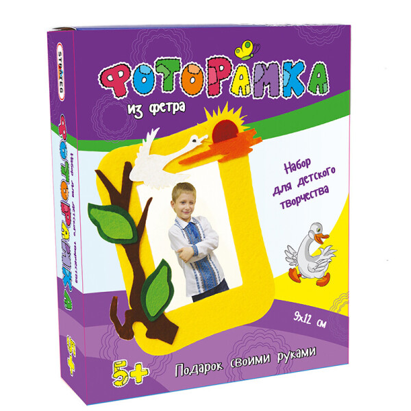 

Фоторамка из фетра Strateg Гуси лебеди (306-1)