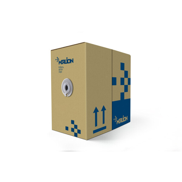 

Кабель КВП UTP (4 2 0.51) 4p 24 AWG, Ritar, (CCA), для внутр. работ, 305м