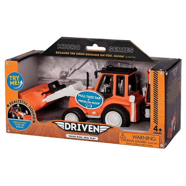 

Машинка Driven Micro Экскаватор погрузчик оранжевый (WH1009Z)