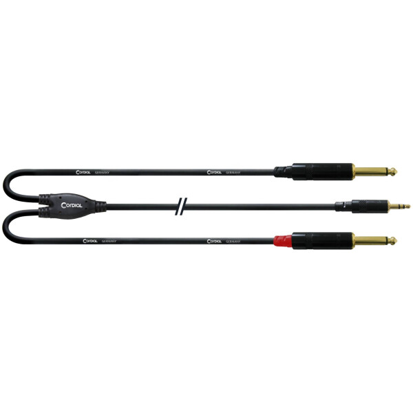 

Коммутационный кабель Mini Jack— 2хJack 3м Cordial CFY 3 WPP