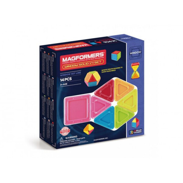 

Магнитный конструктор Magformers 3D окошки 14 элементов (714005)