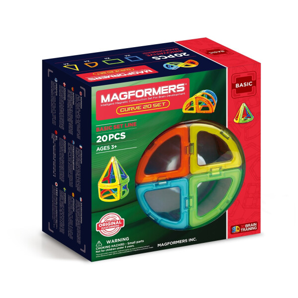 

Магнитный конструктор Magformers Базовый набор Дуга 20 элементов (701010)