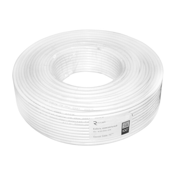 

Кабель коаксиальный RITAR RG6U-32W, 0,90 мм.CCS, 32x0.12m, бухта 100м Q6
