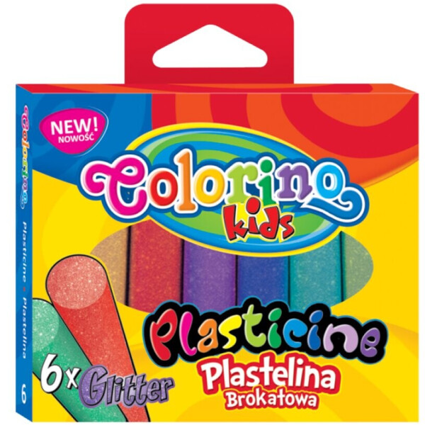 

Пластилин Colorino Glitter 6 цветов (42697PTR)