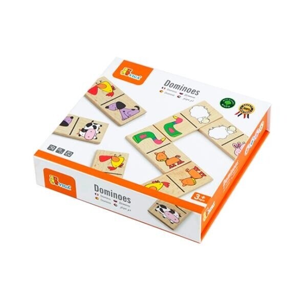 

Настольная игра Viga Toys Домино Животные (59622)