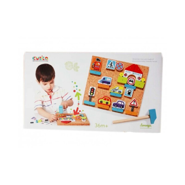 

Деревянная игрушка Cubika Аппликация 1 (13883)