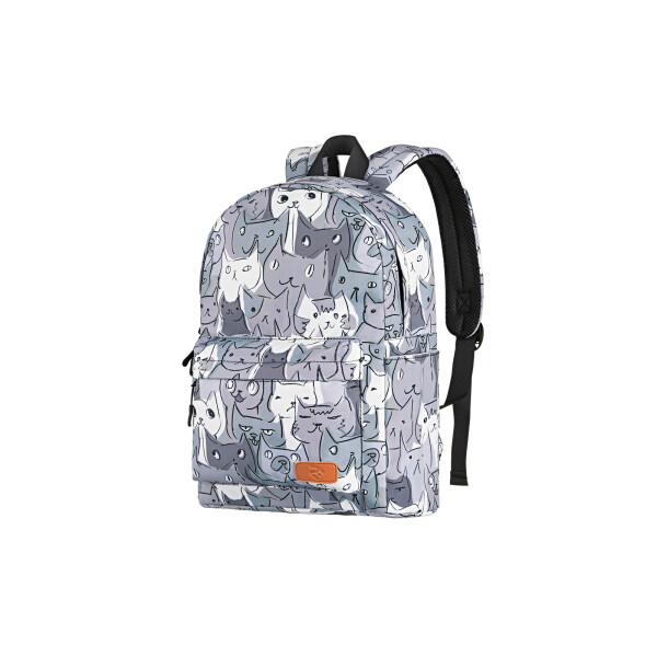 

Рюкзак для ноутбука 2E TeensPack 13" Cats Grey (2E-BPT6114GC)