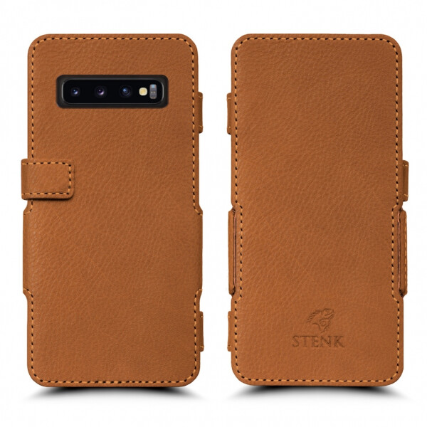 

Чехол книжка Stenk Prime для Samsung Galaxy S10 Plus Camel (63675)