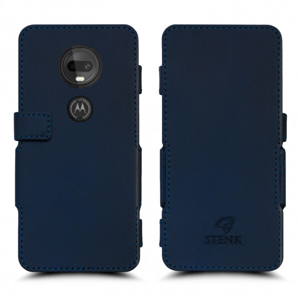 

Чехол книжка Stenk Prime для Motorola Moto G7 Plus Синий (63574)