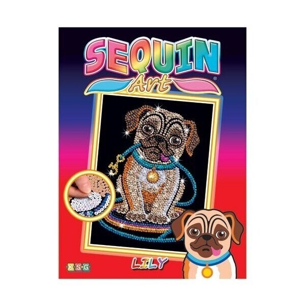 

Набор для творчества Sequin Art Red Lily Pug (SA1502)
