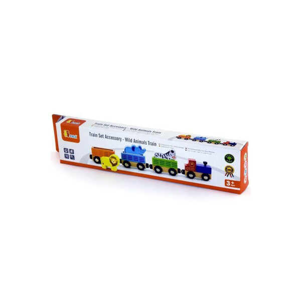 

Игровой набор к железной дороге Viga Toys Поезд с животными (50822)