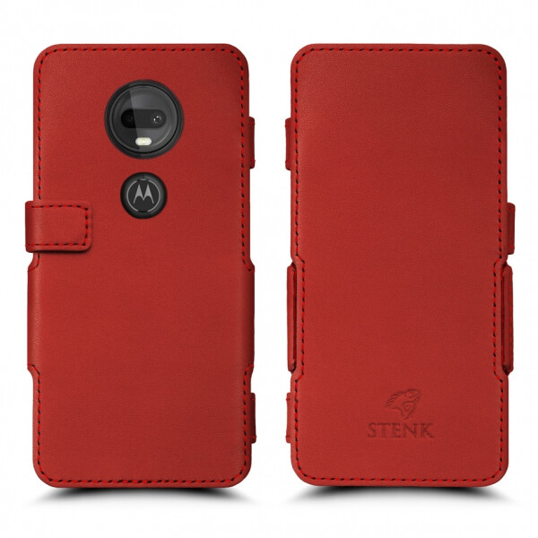 

Чехол книжка Stenk Prime для Motorola Moto G7 Plus Красный (63738)