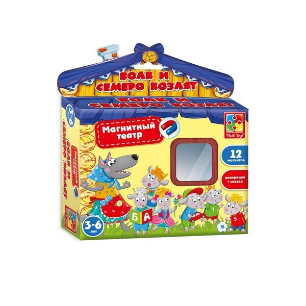 

Магнитный театр Vladi Toys Волк и семеро козлят (VT3206-23)