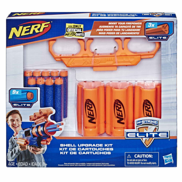 

Набор Nerf Shell Upgrade: держатель, 3 гильзы и 9 стрел (Е3461)