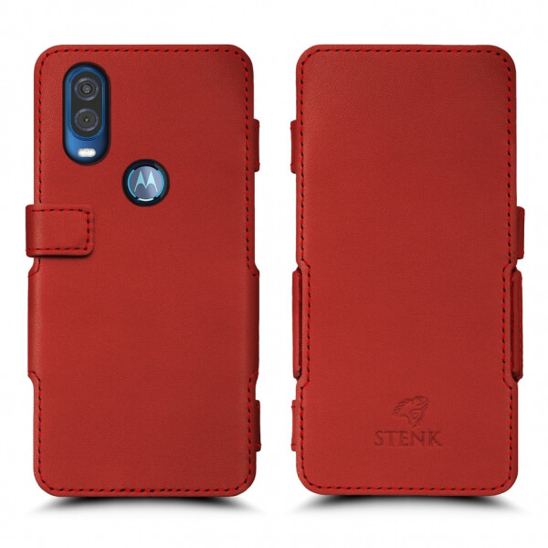 

Чехол книжка Stenk Prime для Motorola One Vision Красный (63740)