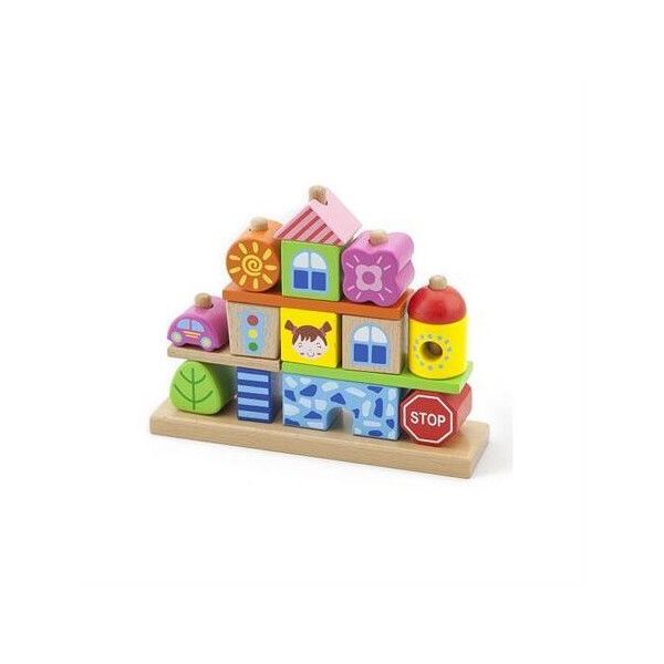

Набор кубиков Viga Toys Город (50043)