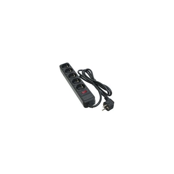 

СЕТЕВОЙ ФИЛЬТР 5 РОЗЕТОК BLACK 1.8 м, 3*1.5мм2 SP-1652 PATRON
