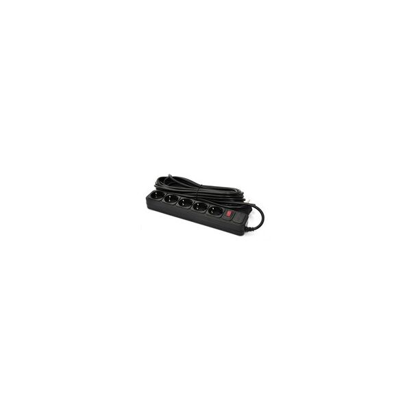 

СЕТЕВОЙ ФИЛЬТР 5 РОЗЕТОК BLACK 10.0 м, 3*1мм2 SP-10510 PATRON