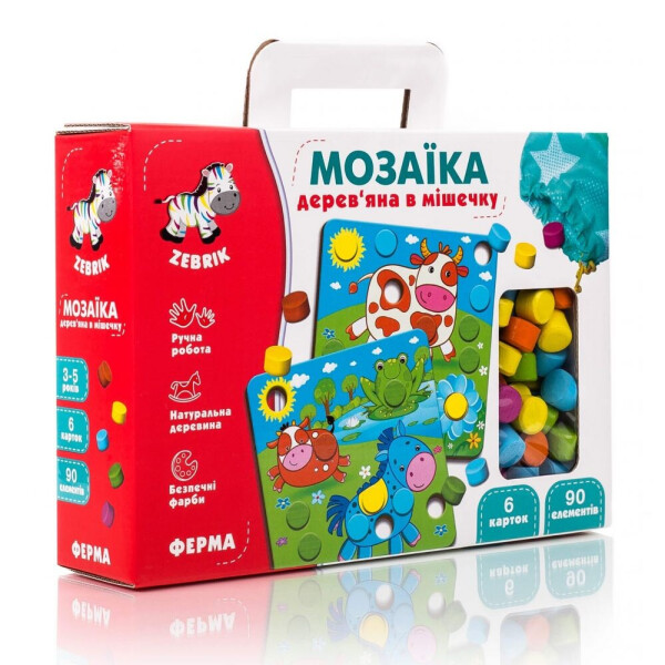

Настольная игра Vladi Toys Мозаика Ферма (ZB2002-01)
