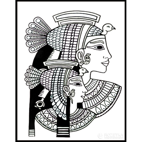 

Разрисовка з фломастерами Carioca Egyptian women COLORVELVET (M0025)