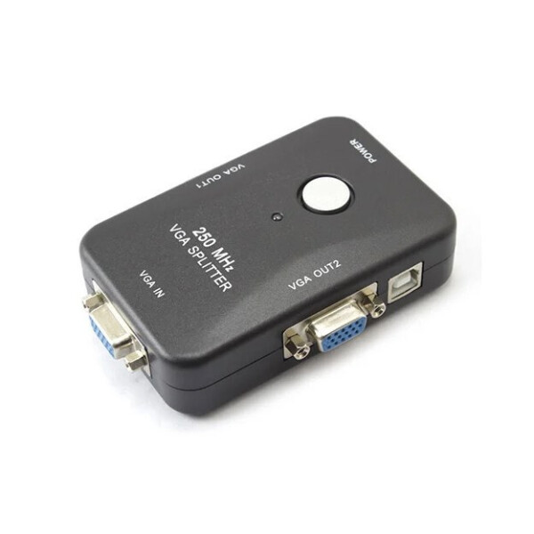 

Сплиттер VGA сигнала 1х2 150MHz 2 Port, DC5V / 2A, управление через USB