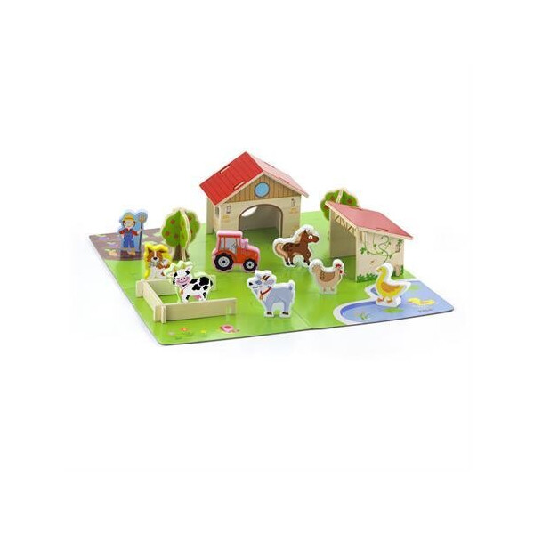 

Игровой набор Viga Toys Ферма 30 элементов (50540)