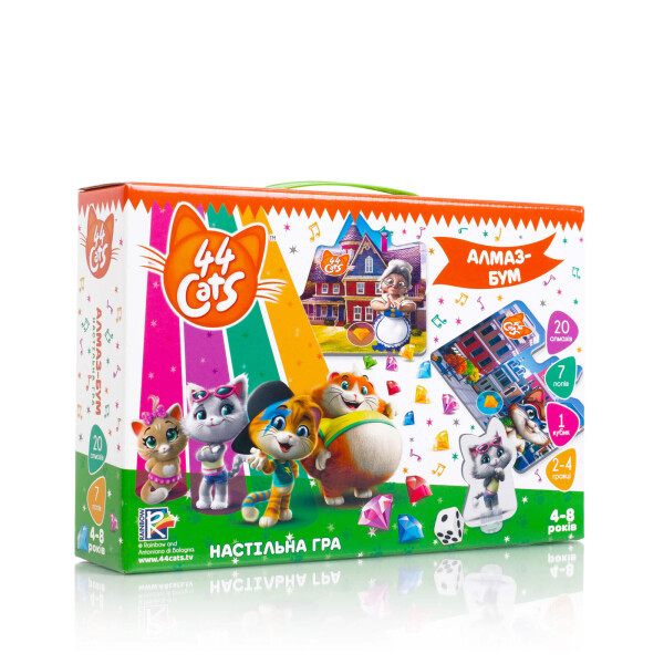 

Настольная игра Vladi Toys 44 Кота Алмаз Бум на украинском (VT8055-15)