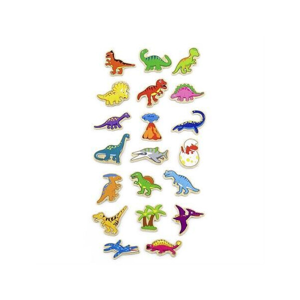 

Набор магнитных фигурок Viga Toys Динозавры 20 шт (50289)