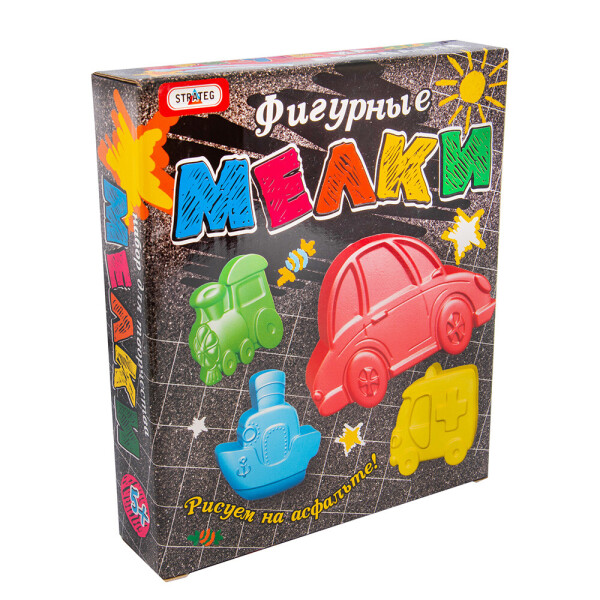 

Фигурный мел Strateg Транспорт на русском (502)