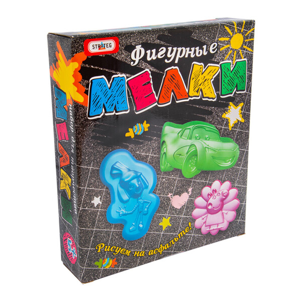 

Фигурный мел Strateg Мультфильмы на русском (504)