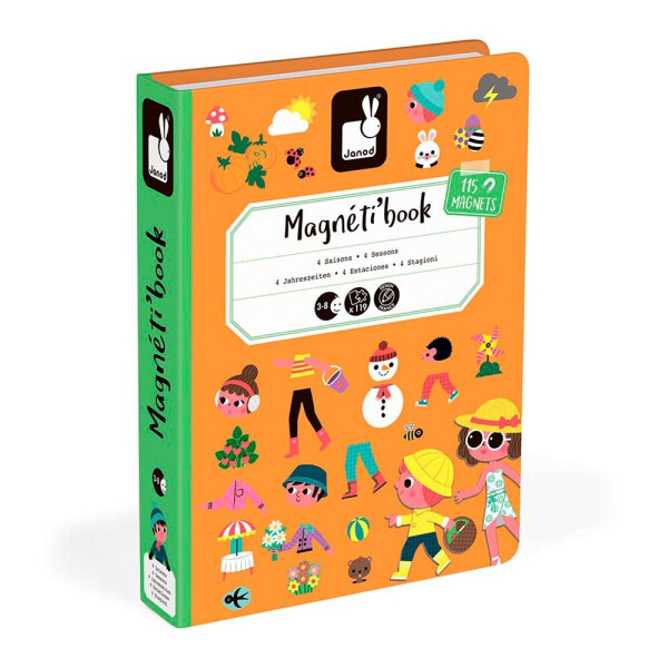 

Магнитная книга Janod 4 сезона (J02721)