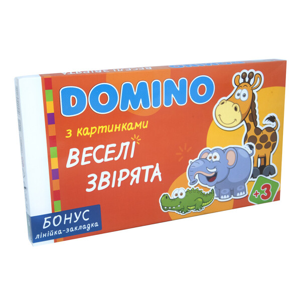 

Домино Strateg Веселые зверьки на украинском (30665)