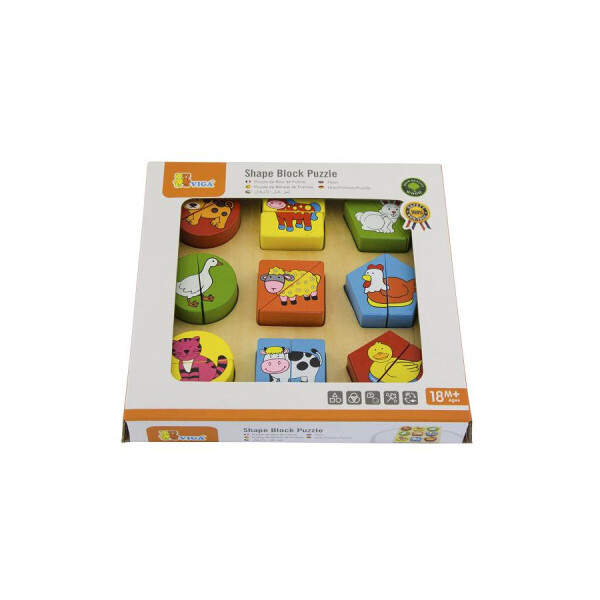 

Пазл Viga Toys Формы Животный мир (59585)