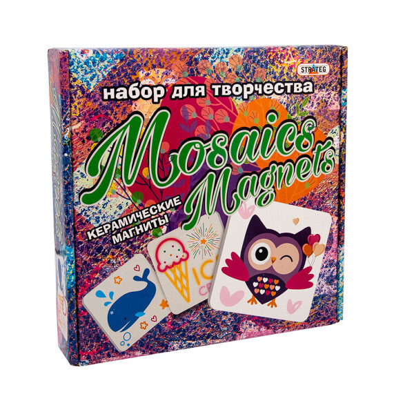 

Набор для творчества Strateg Mosaics magnets на русском (882)