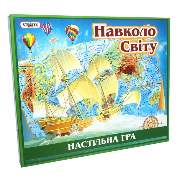 

Настольная игра Strateg Вокруг Света на украинском (724)