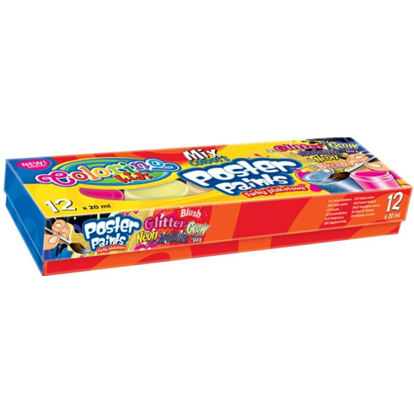 

Гуашь Colorino Mix 12 цветов (42611PTR)