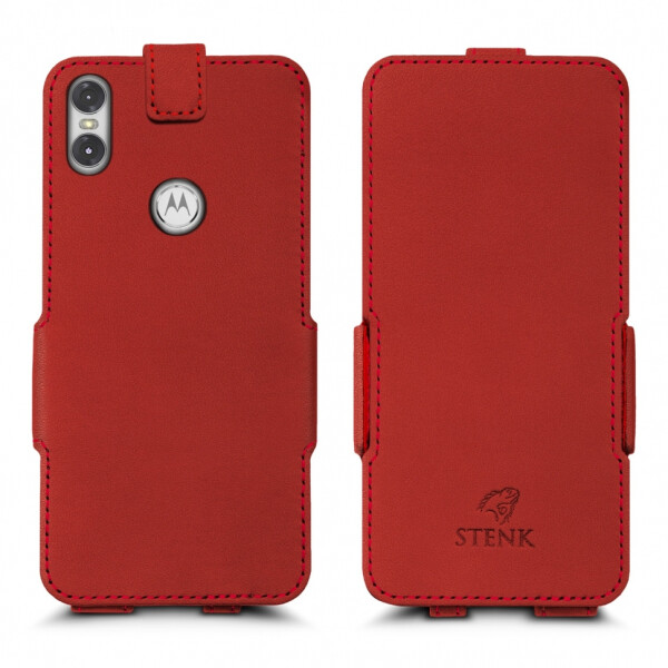 

Чехол флип Stenk Prime для Motorola One (XT1941-4) Красный (63787)