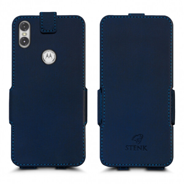 

Чехол флип Stenk Prime для Motorola One (XT1941-4) Синий (63623)