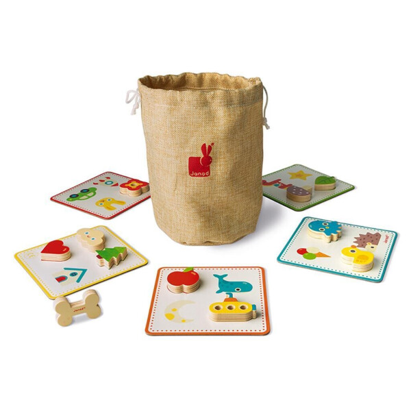 

Настольная игра Janod Лото Изучаем формы (J05318)